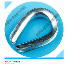 G414 Galvanized Us Type Q235 Steel Heavy Duty Thimble